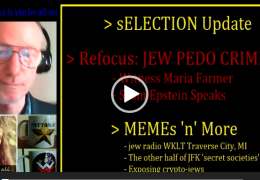 MyWhiteSHOW: U.S. sElection Planned Chaos. Maria Farmer I.D.’s jews. Epstein Speaks.